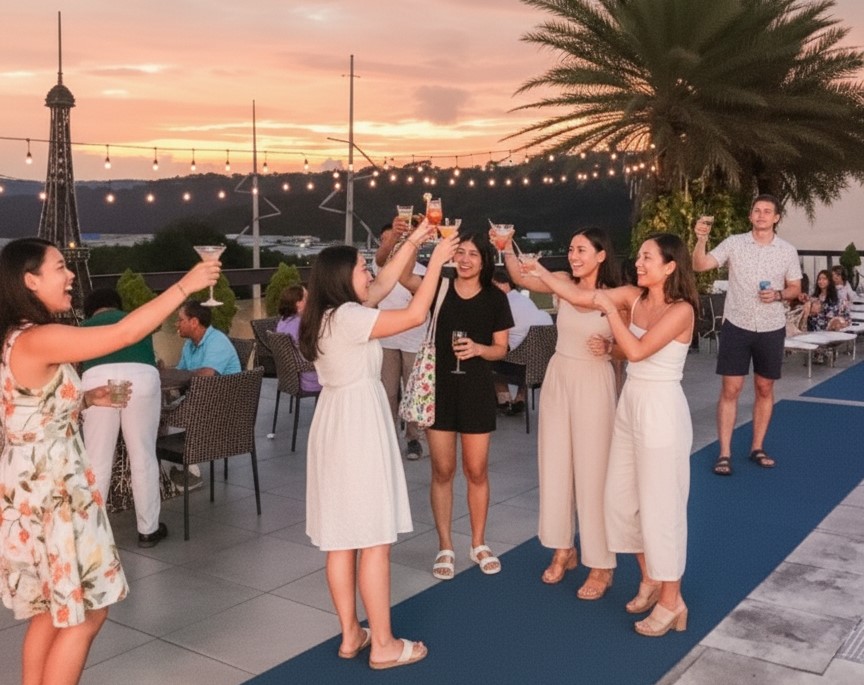 Sunset Sunday: A Golden Moment at Le Charmé Suites