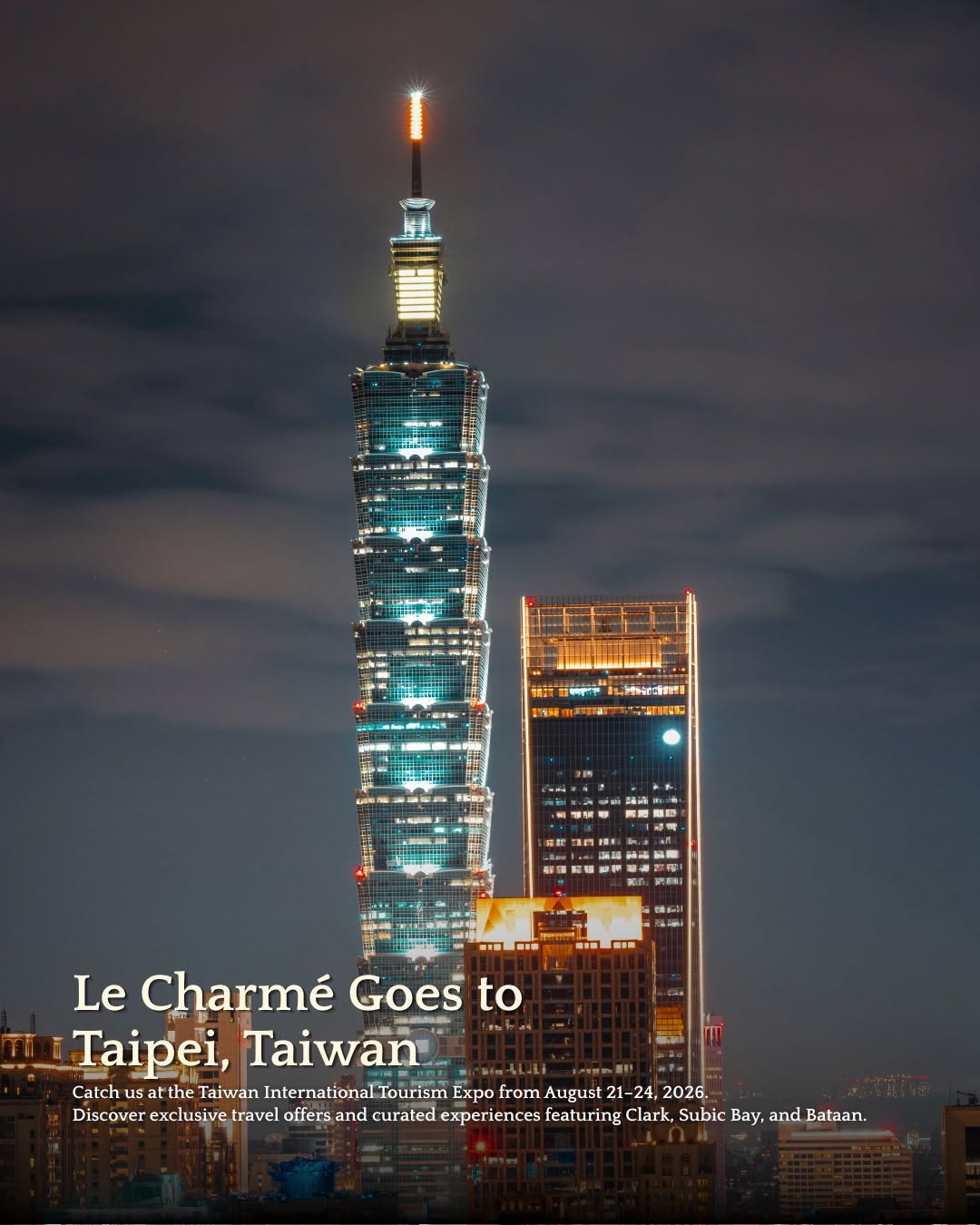 Bringing Our Charm to Taiwan: Le Charmé Suites at Taiwan International Tourism Expo 2026