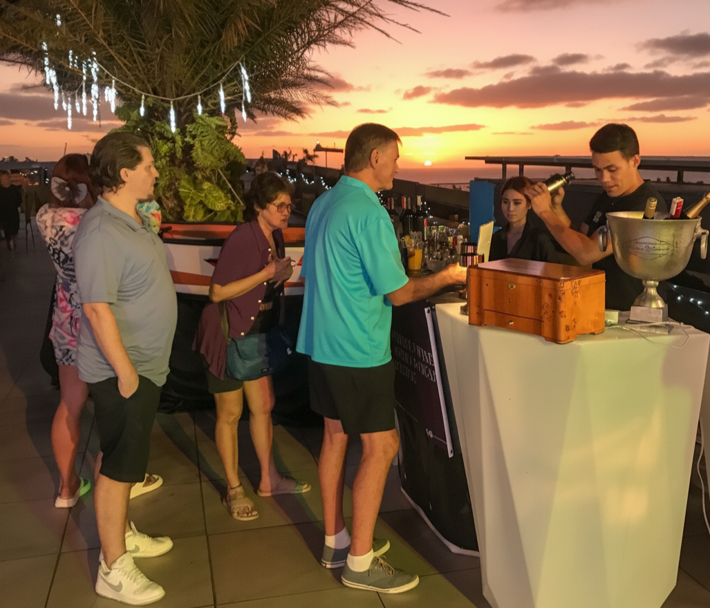 Sunset Sunday: A Golden Moment at Le Charmé Suites Gallery